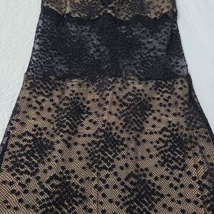 Elegant Black Lace Prom Dress
